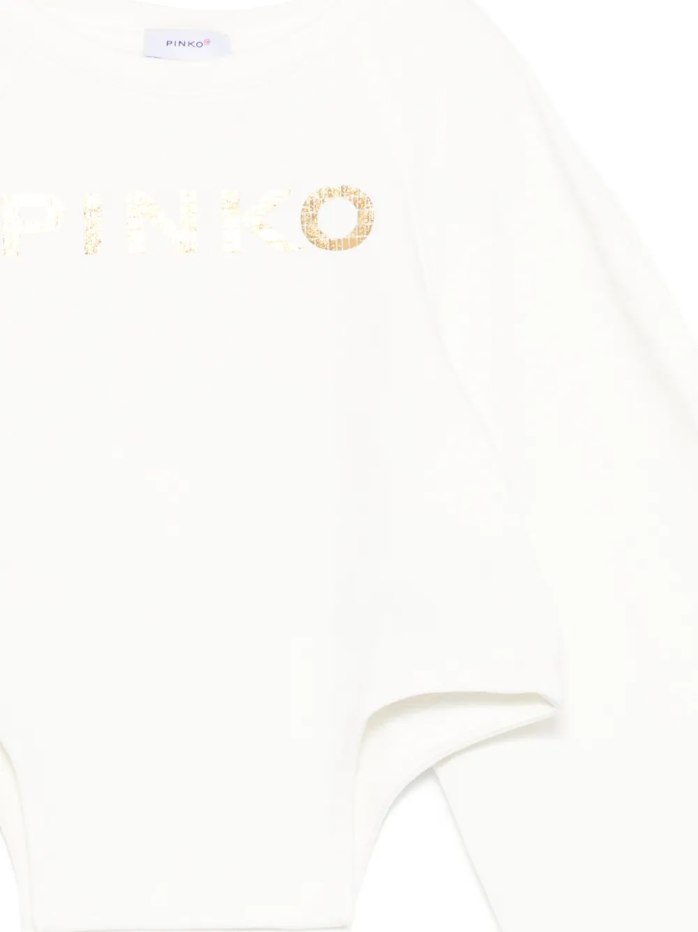 Pinko Kids Sweater met logoprint Wit