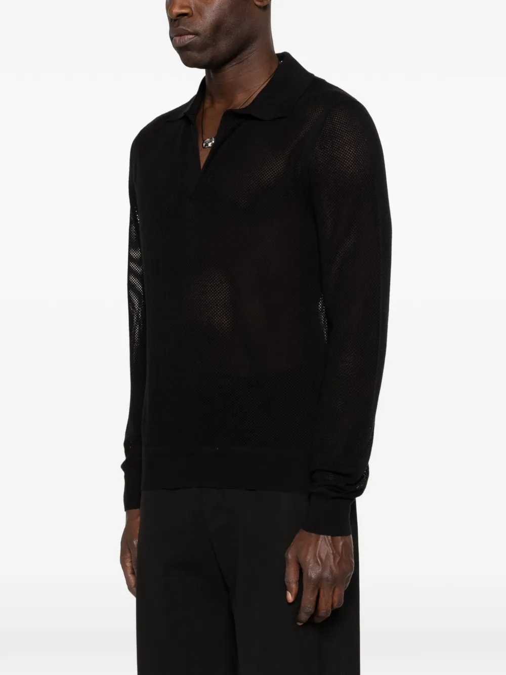  Tom Ford Pull à Col V - Noir 