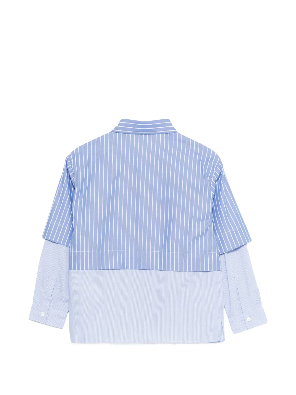  Dondup Kids Striped Two-tone Shirt - Blue 