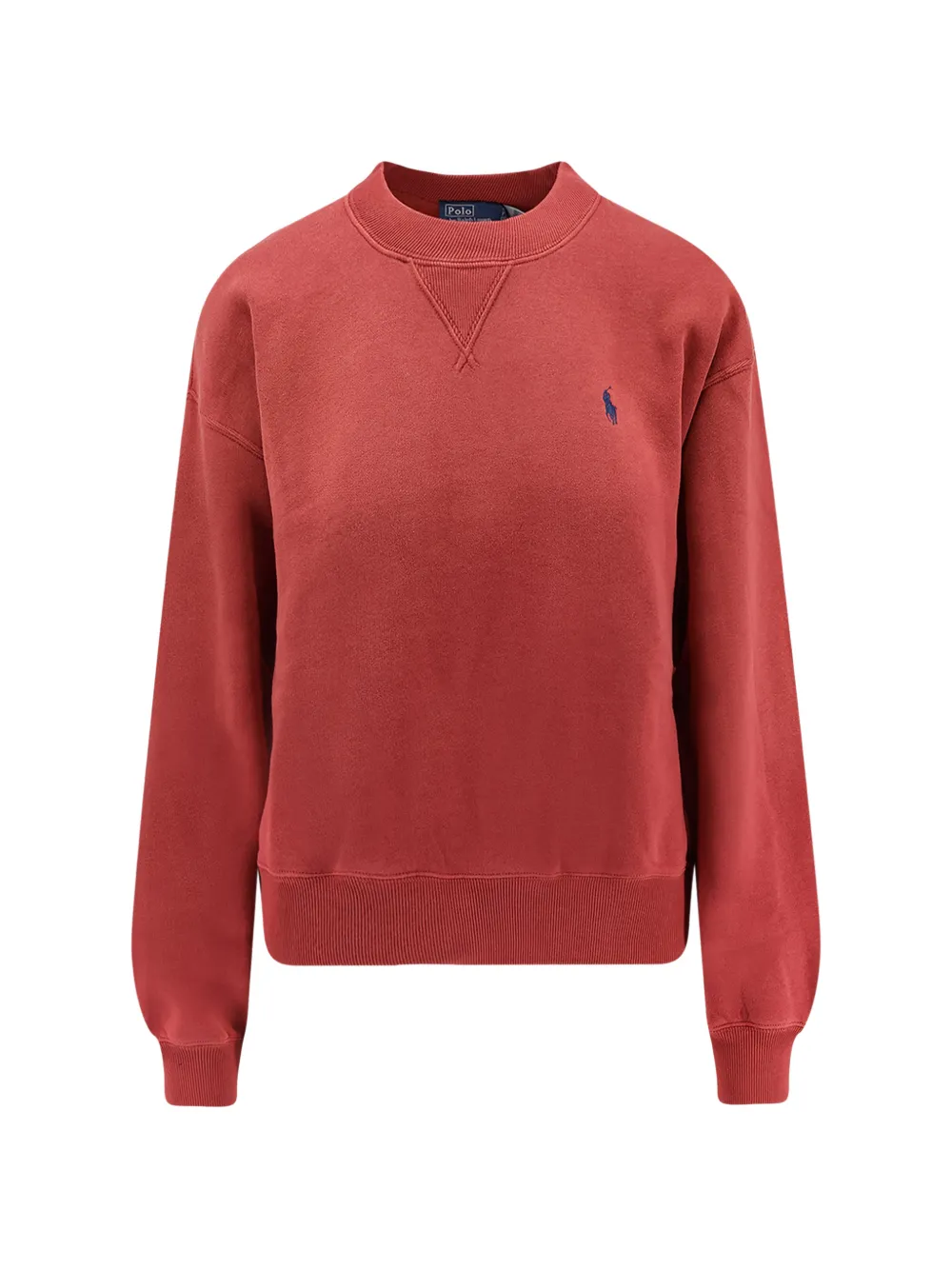 Polo Ralph Lauren embroidered-logo crew-neck sweatshirt - Rosso