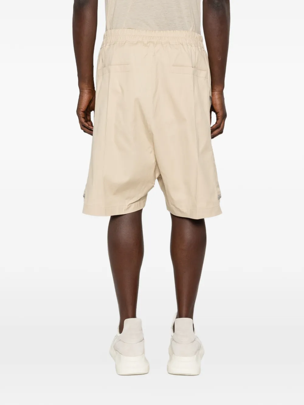 Rick Owens Shorts met trekkoord Beige