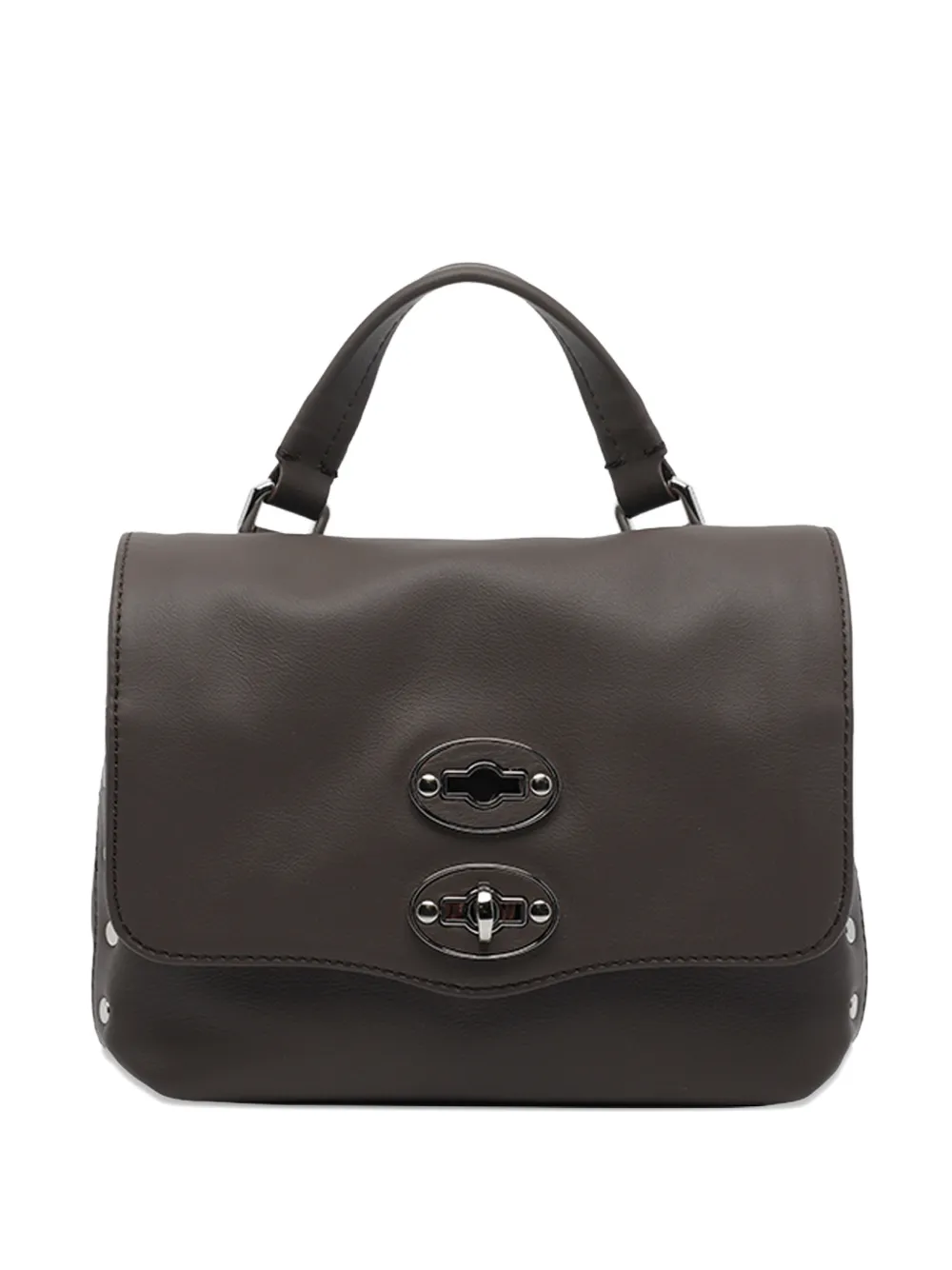 Zanellato Postina turn-lock-closure totebag - Marrone