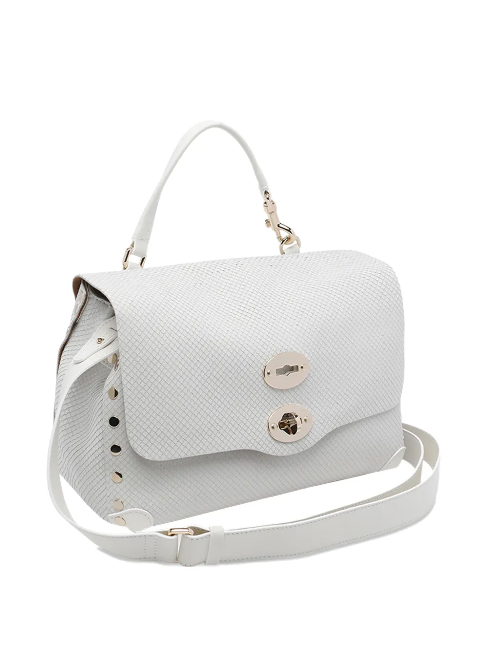 Zanellato Amoretto shopper met draaislot Wit