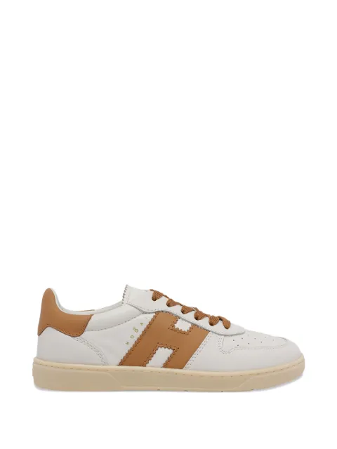 Hogan logo leather cool sneakers