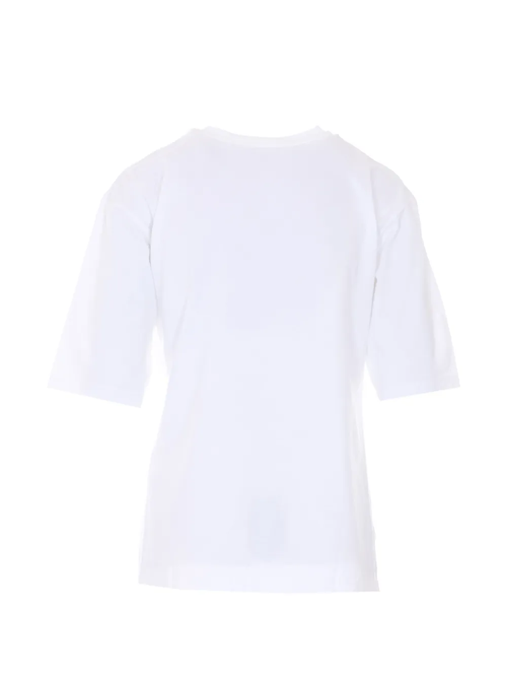  Twinset Plaque Ruffle T-shirt - White 