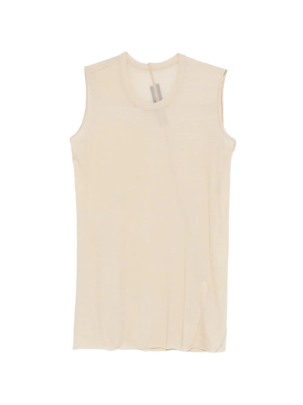 Rick Owens Sleeveless T-shirt In Neutral