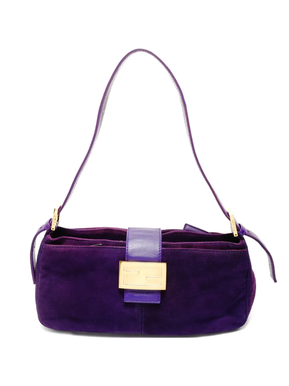 Fendi Pre-Owned 2000s suede shoulder bag - Viola