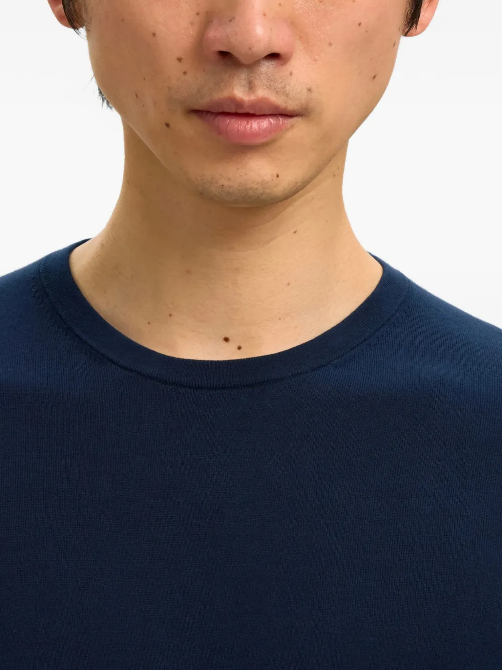  Selected Torino Knitted T-shirt - Blue 
