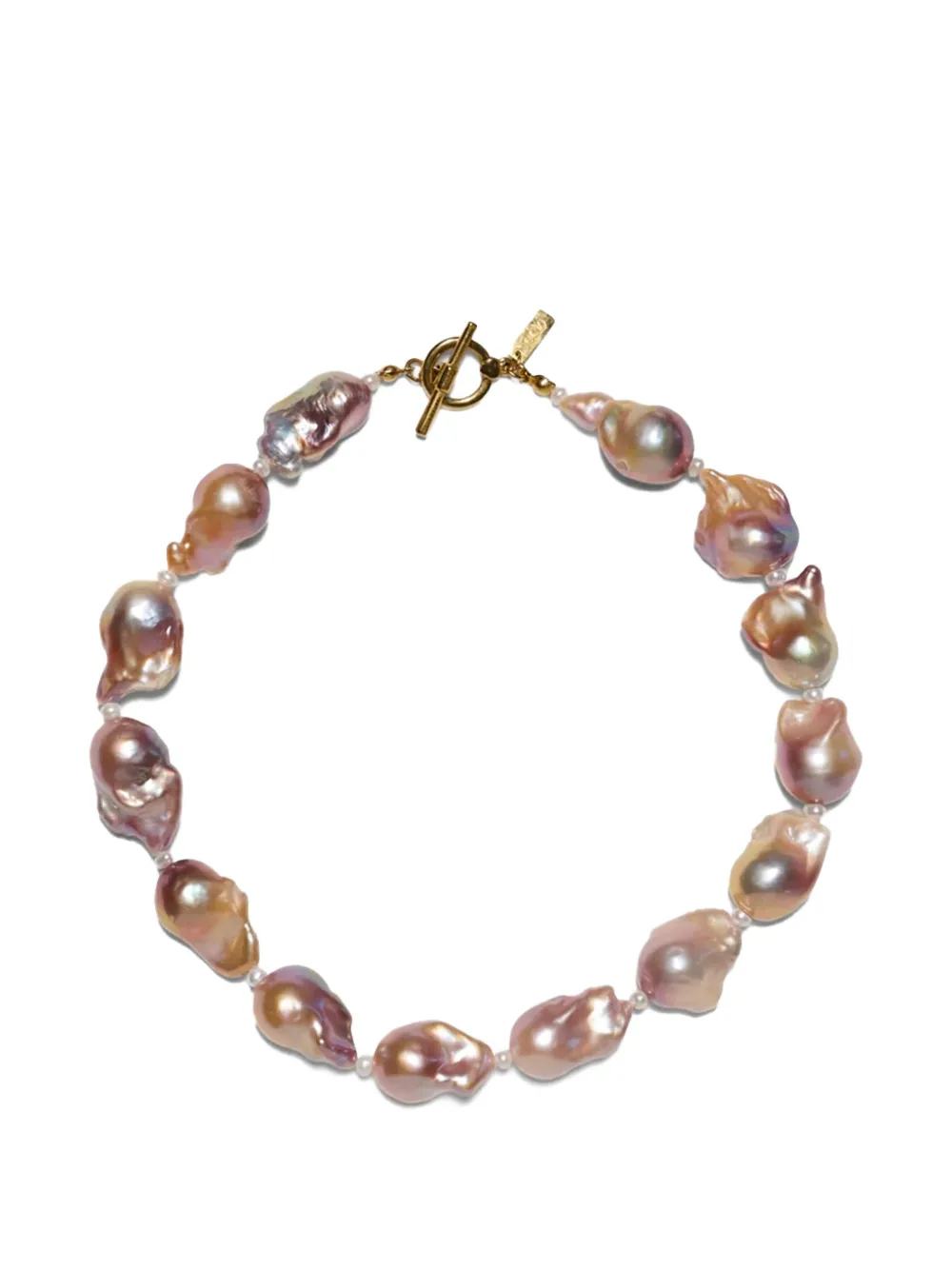 Labelled Jewellery Großer Barock-Choker - Rosa