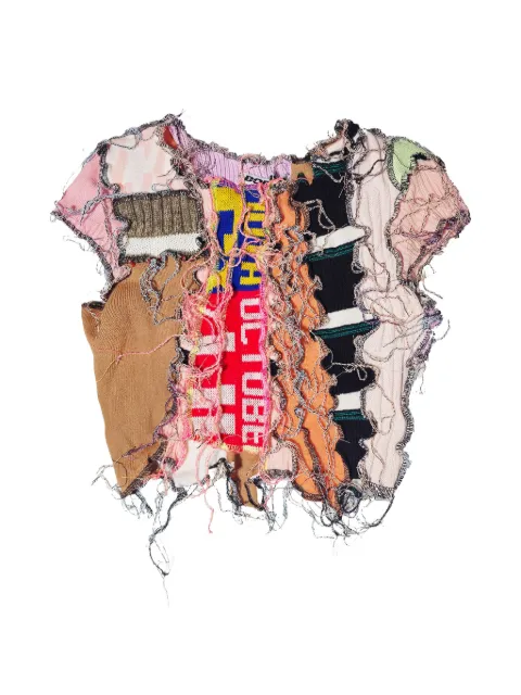 Borbala patchwork short-sleeve T-shirt