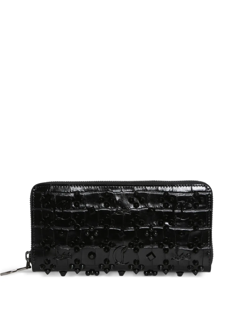 spike embossed wallet