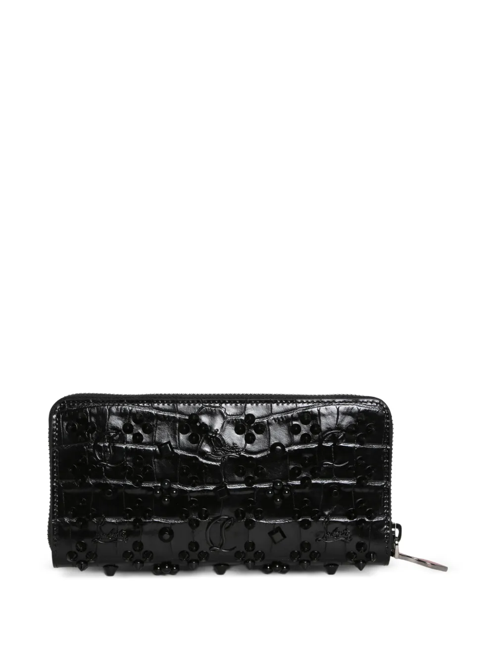 spike embossed wallet