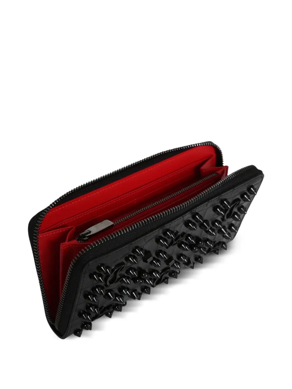 spike embossed wallet