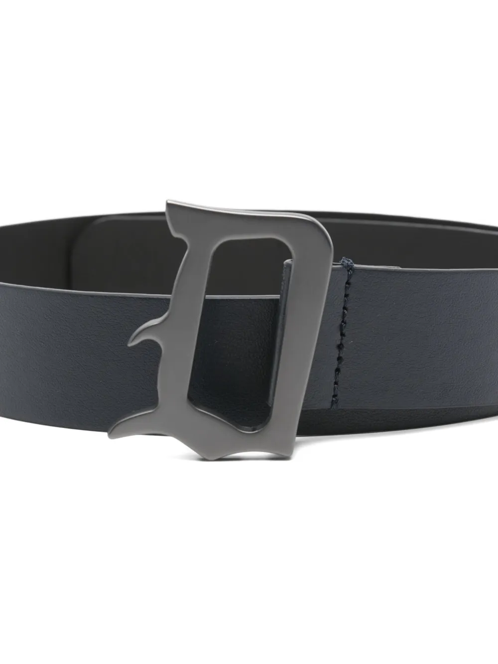  Dondup Kids Logo-buckle Belt - Blue 