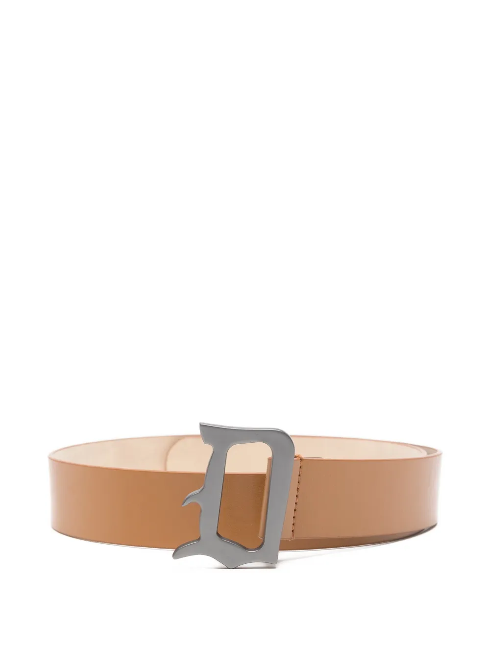 DONDUP KIDS logo-buckle belt - Marrone