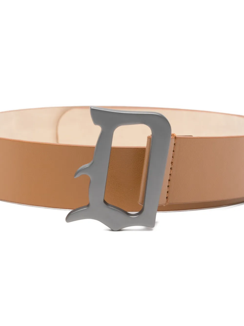  Dondup Kids Logo-buckle Belt - Brown 