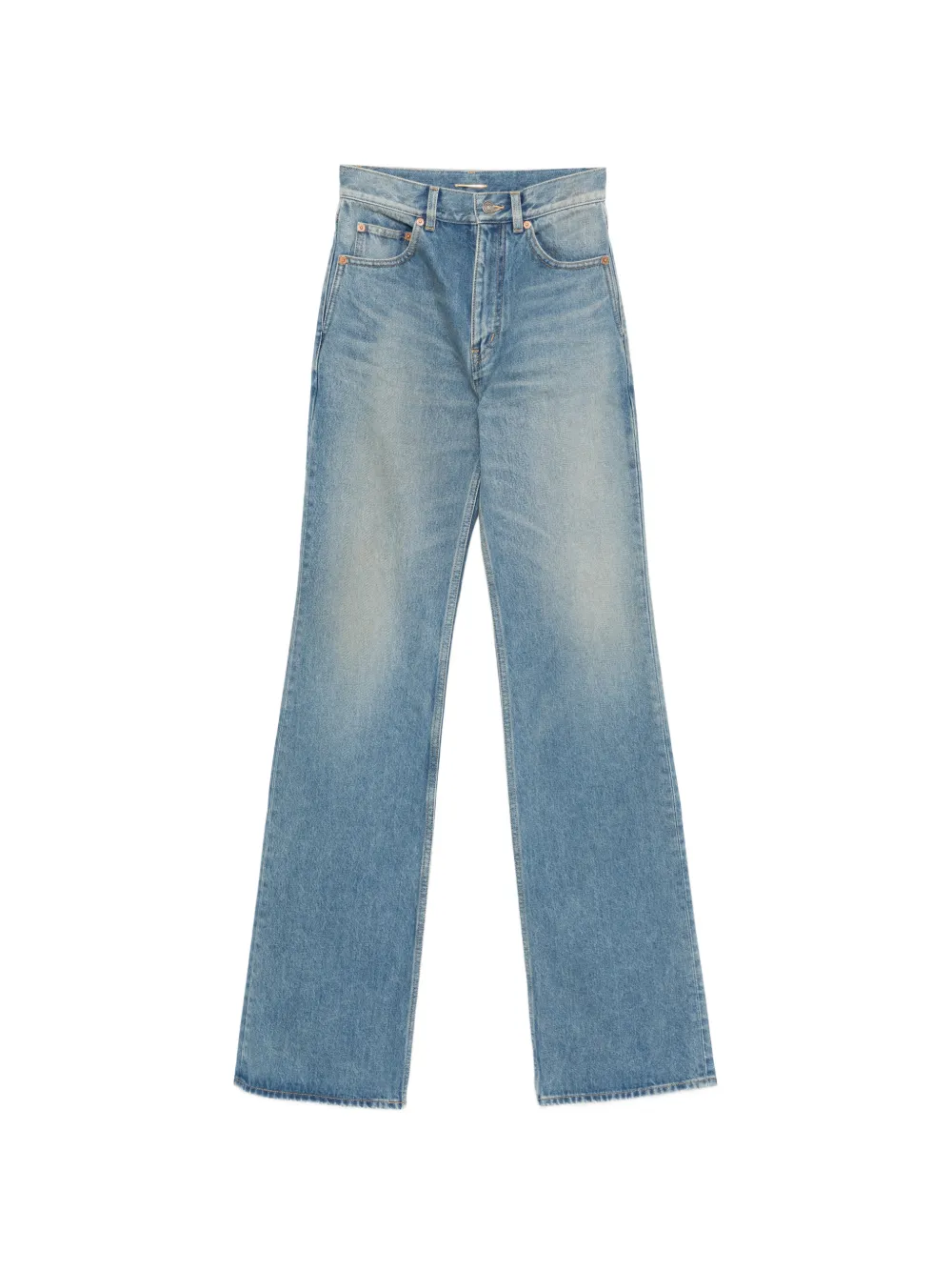 Saint Laurent Jeans mit Logo - Blau