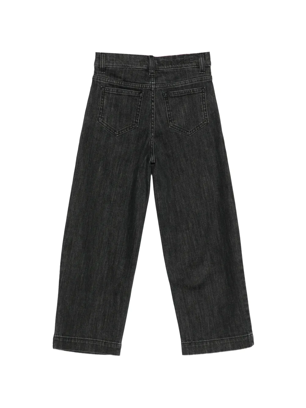 Pinko Kids Jeans met ringlets Zwart