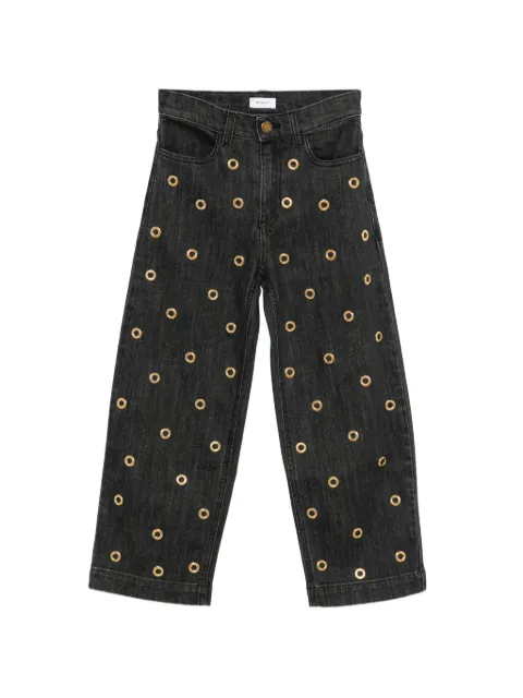 Pinko Kids eyelet jeans