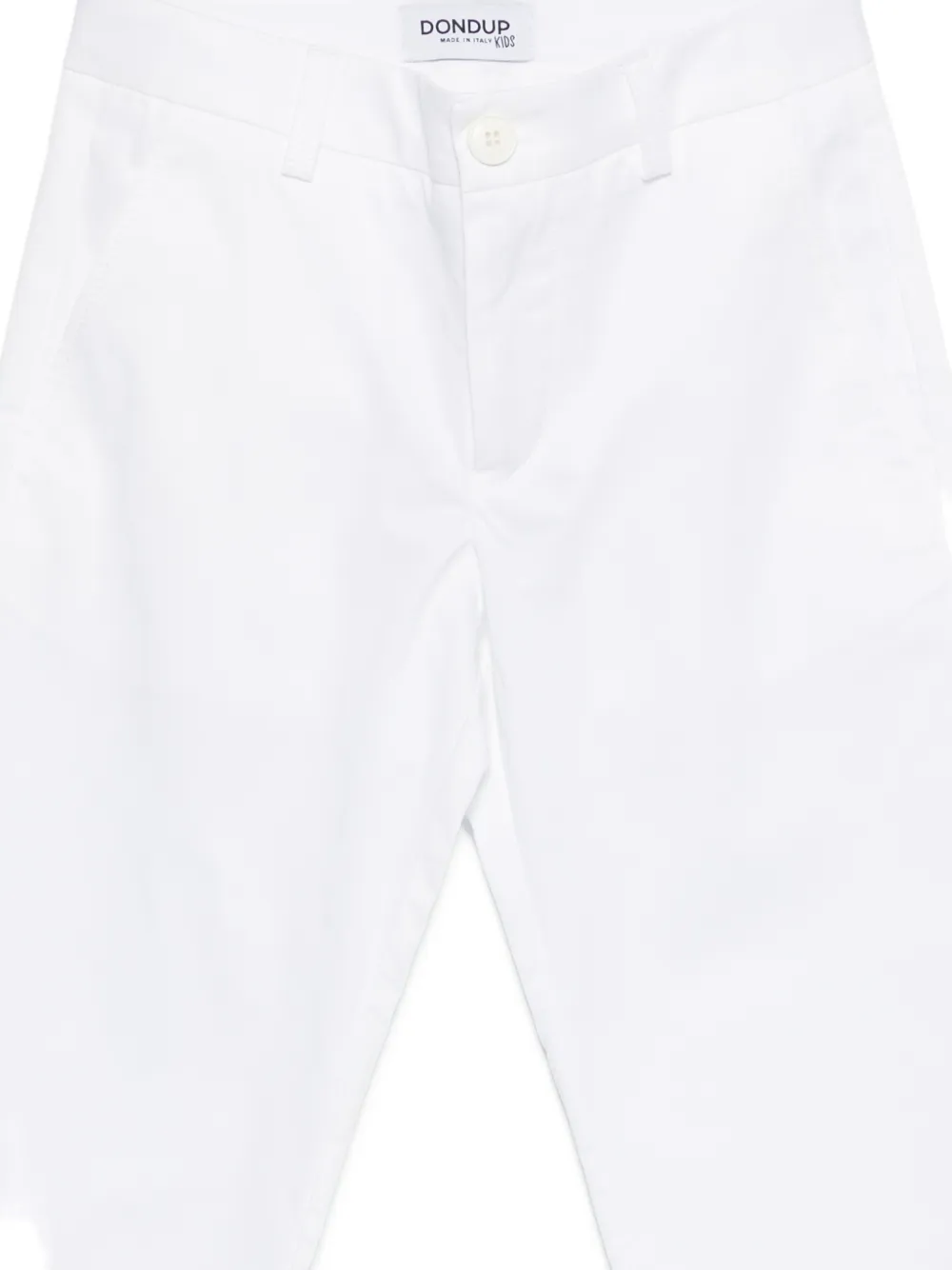  Dondup Kids Pantalon à Coupe Droite - Blanc 