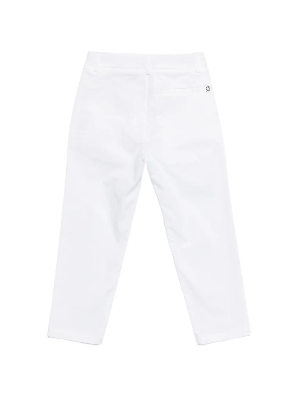  Dondup Kids Pantalon à Coupe Droite - Blanc 