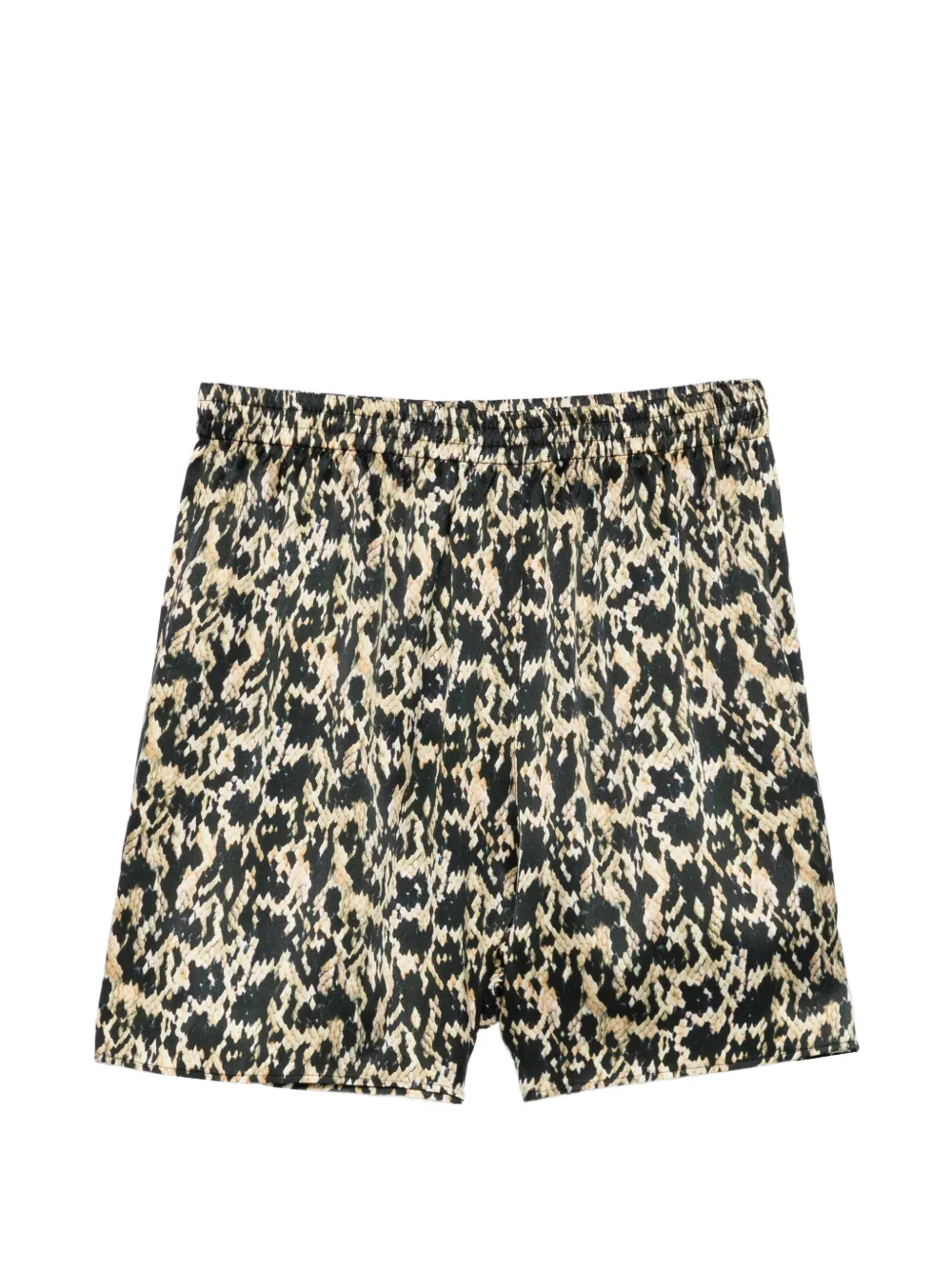 Petar Petrov Rattleheart Animal-print Shorts in Black, view 2
