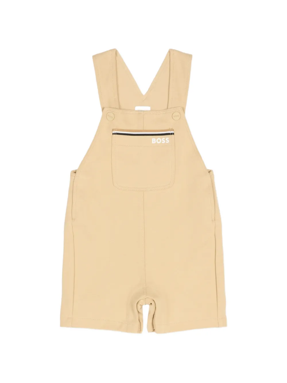 BOSS Kidswear chest-pocket shorties - Toni neutri