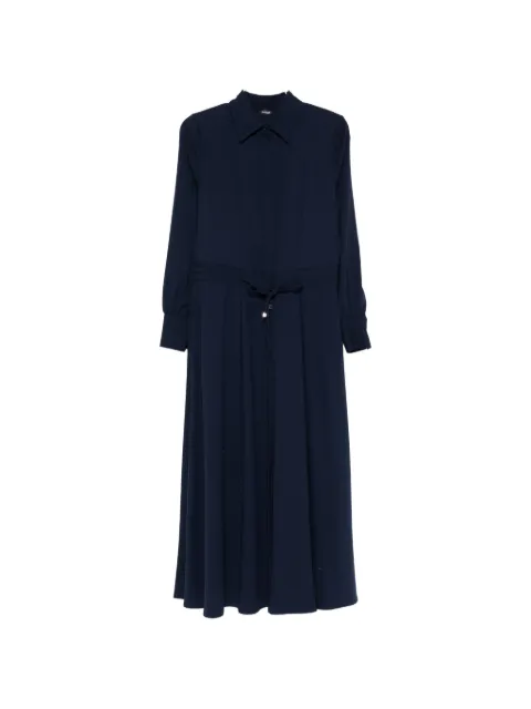 Kiton polo-collar maxi dress