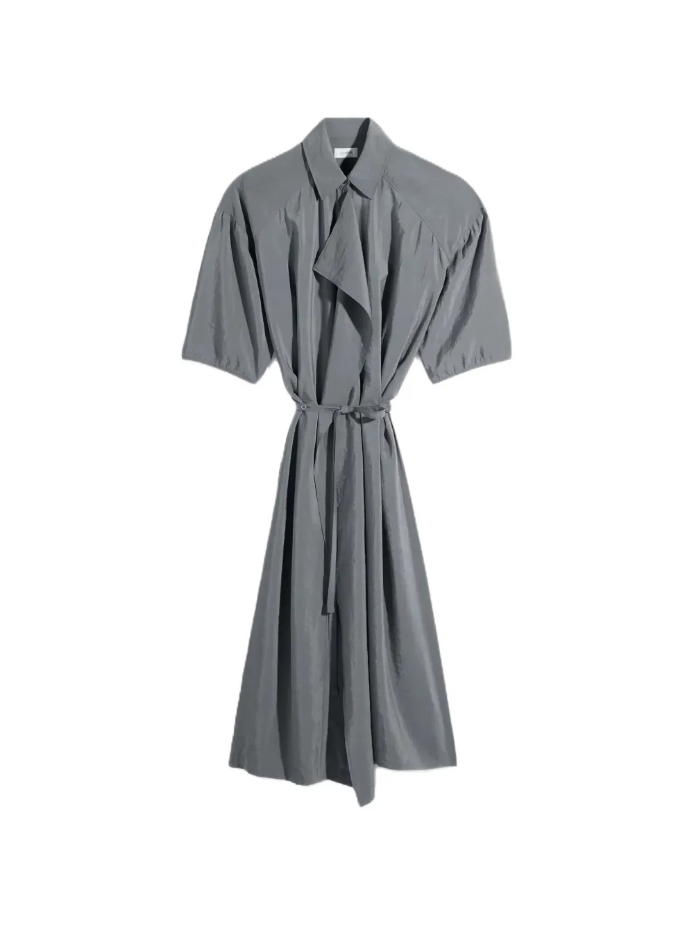 LEMAIRE belted shirt dress - Grey