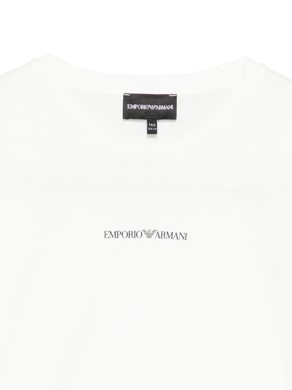 Emporio Armani Kids T-shirt met lange mouwen Wit