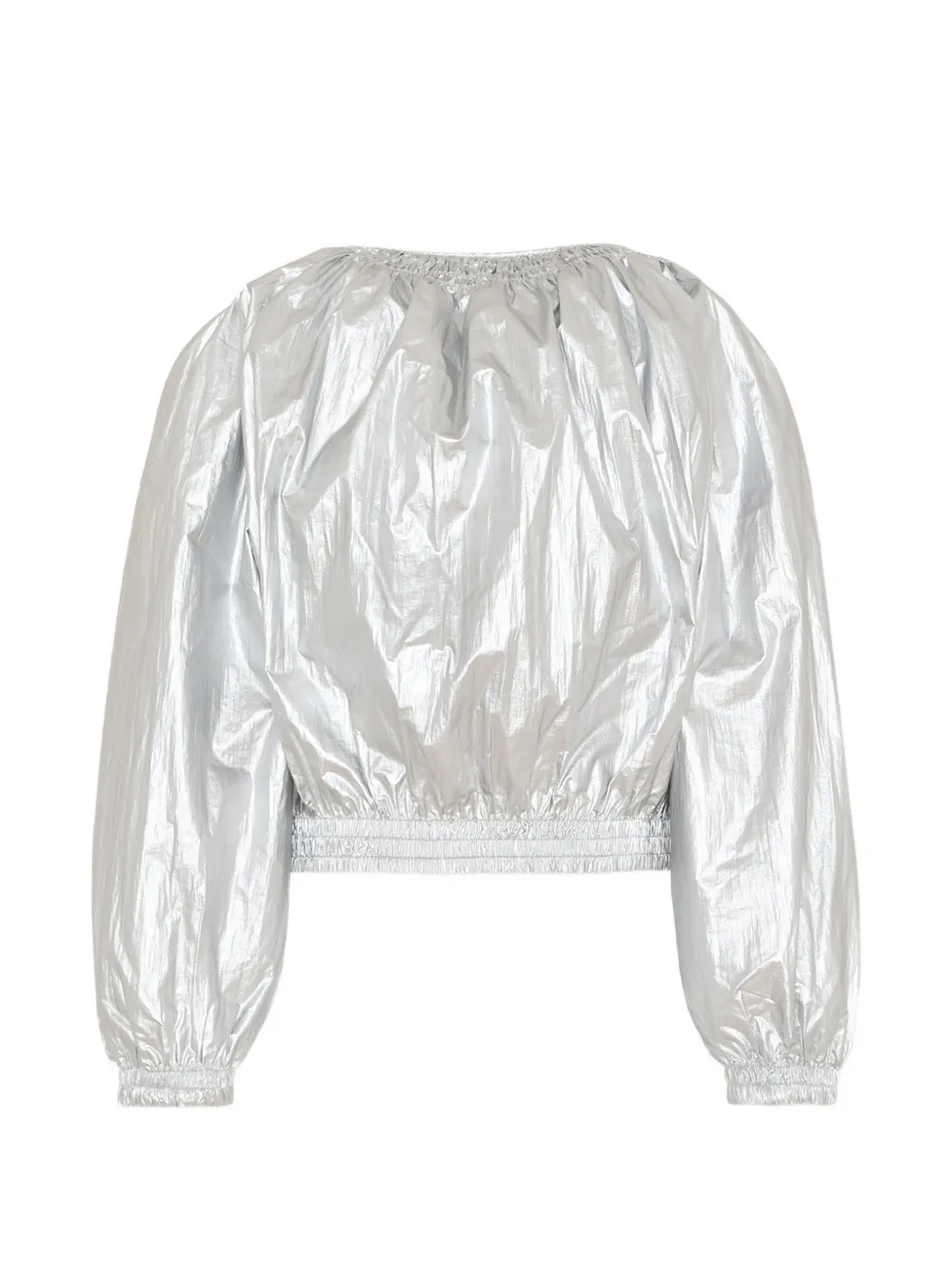 Stella McCartney Kids Bomberjack met rits Zilver