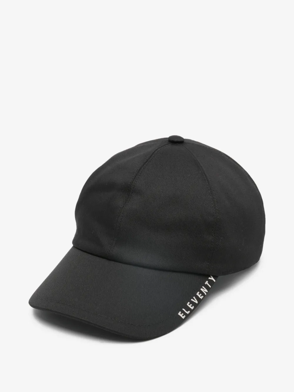 Eleventy logo baseball cap | Black | Image 1