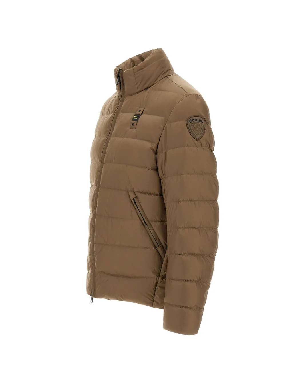 Blauer Austin gewatteerd jack met rits Bruin