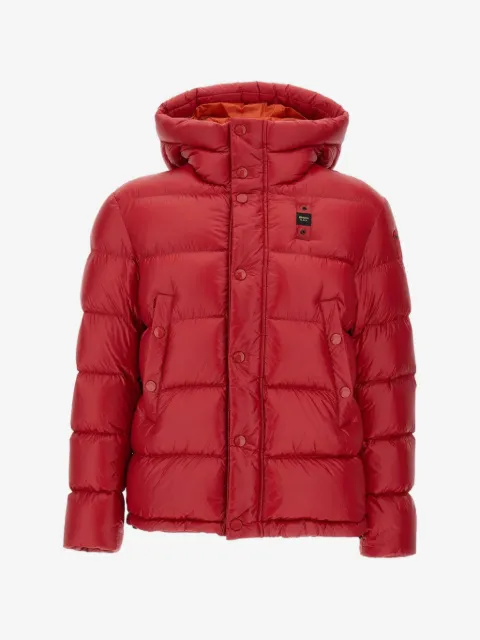 Blauer hooded quilted down jacket