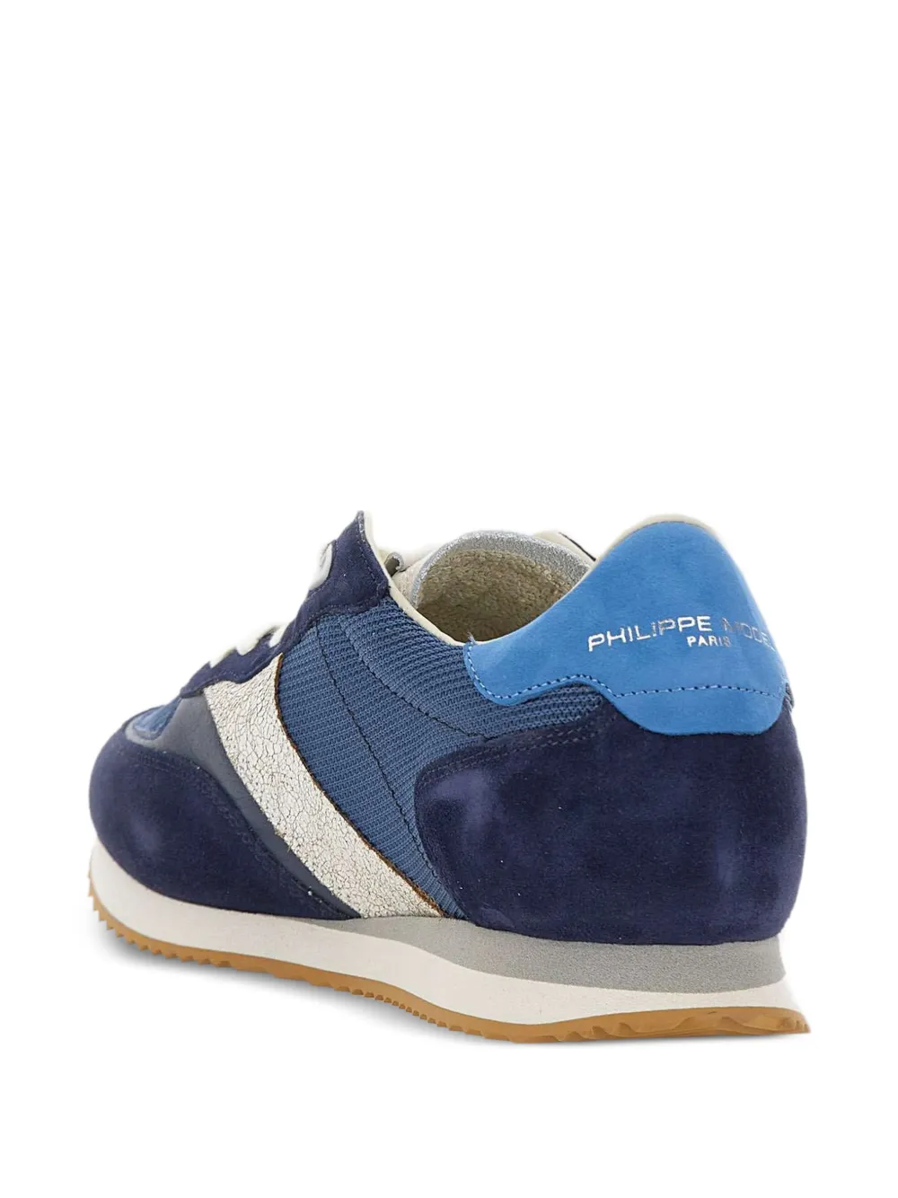 Philippe Model Paris Blville shield sneakers Blauw