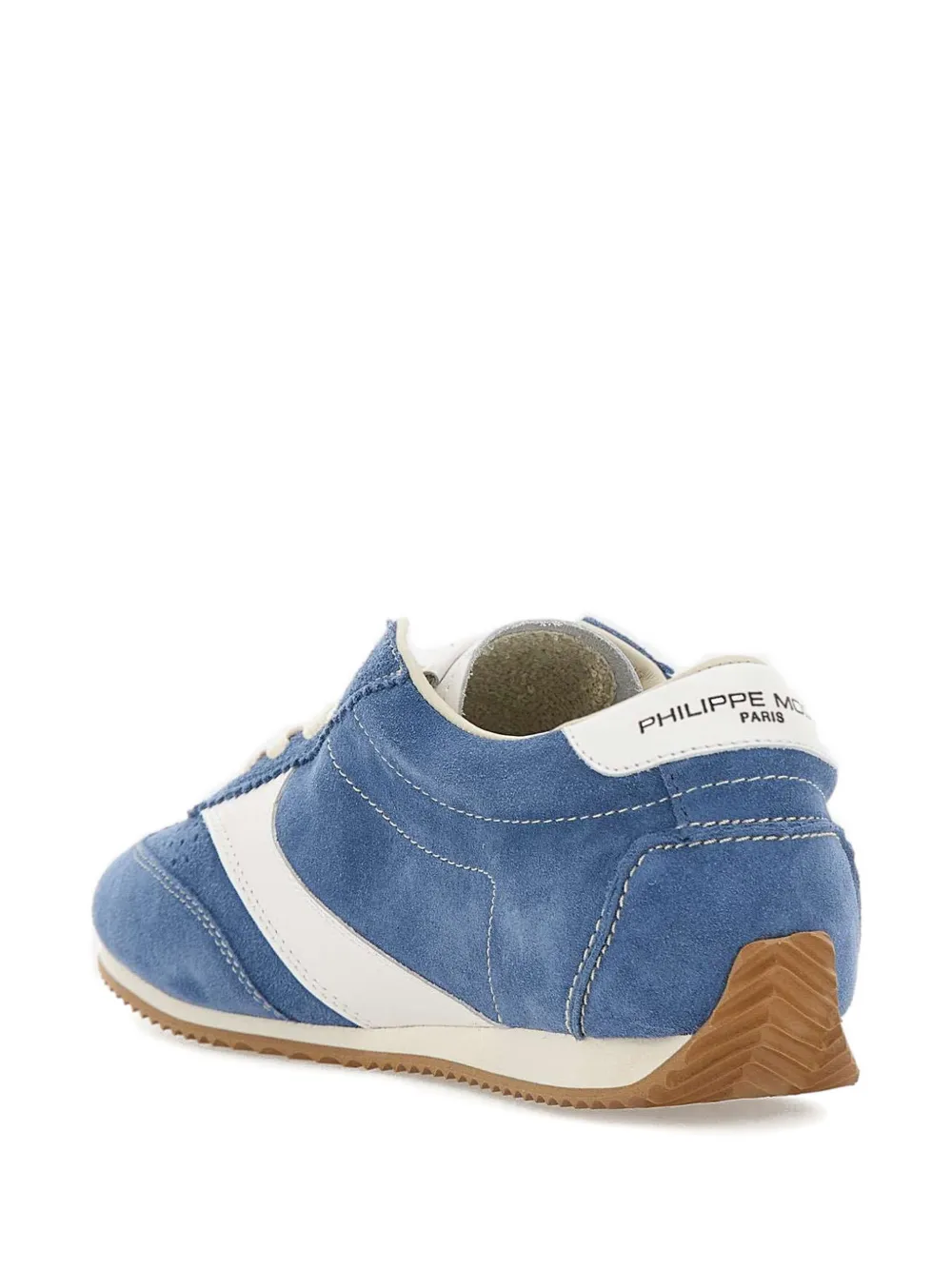 Philippe Model Paris Planche sneakers met logo Blauw