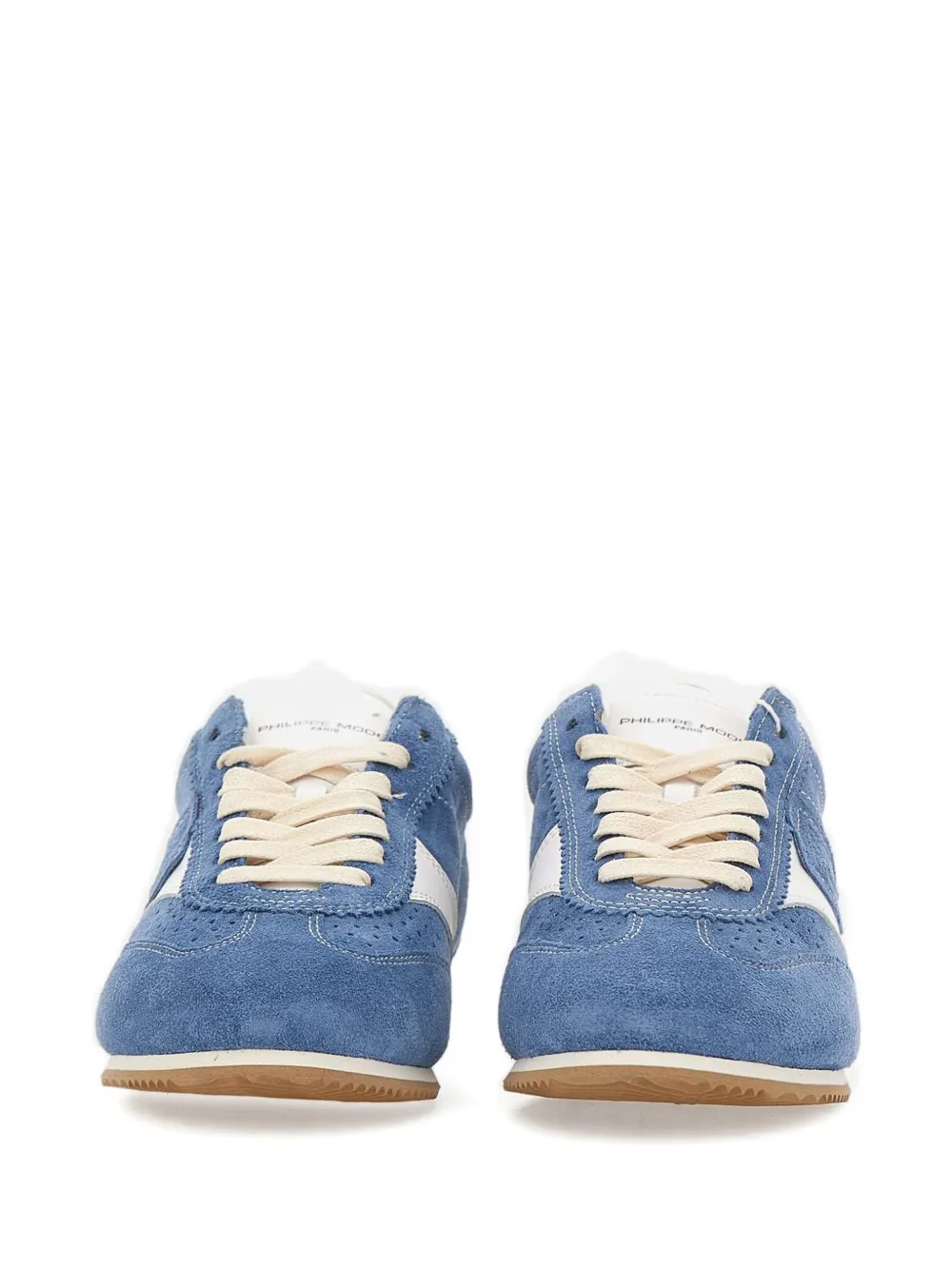 Philippe Model Paris Planche sneakers met logo Blauw