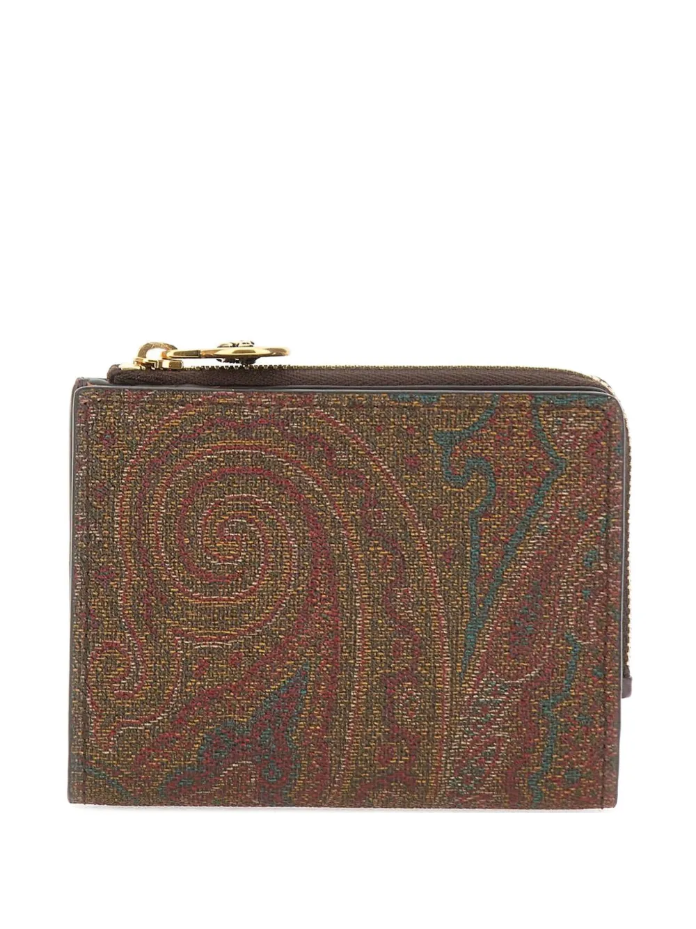 ETRO paisley-print wallet - Marrone