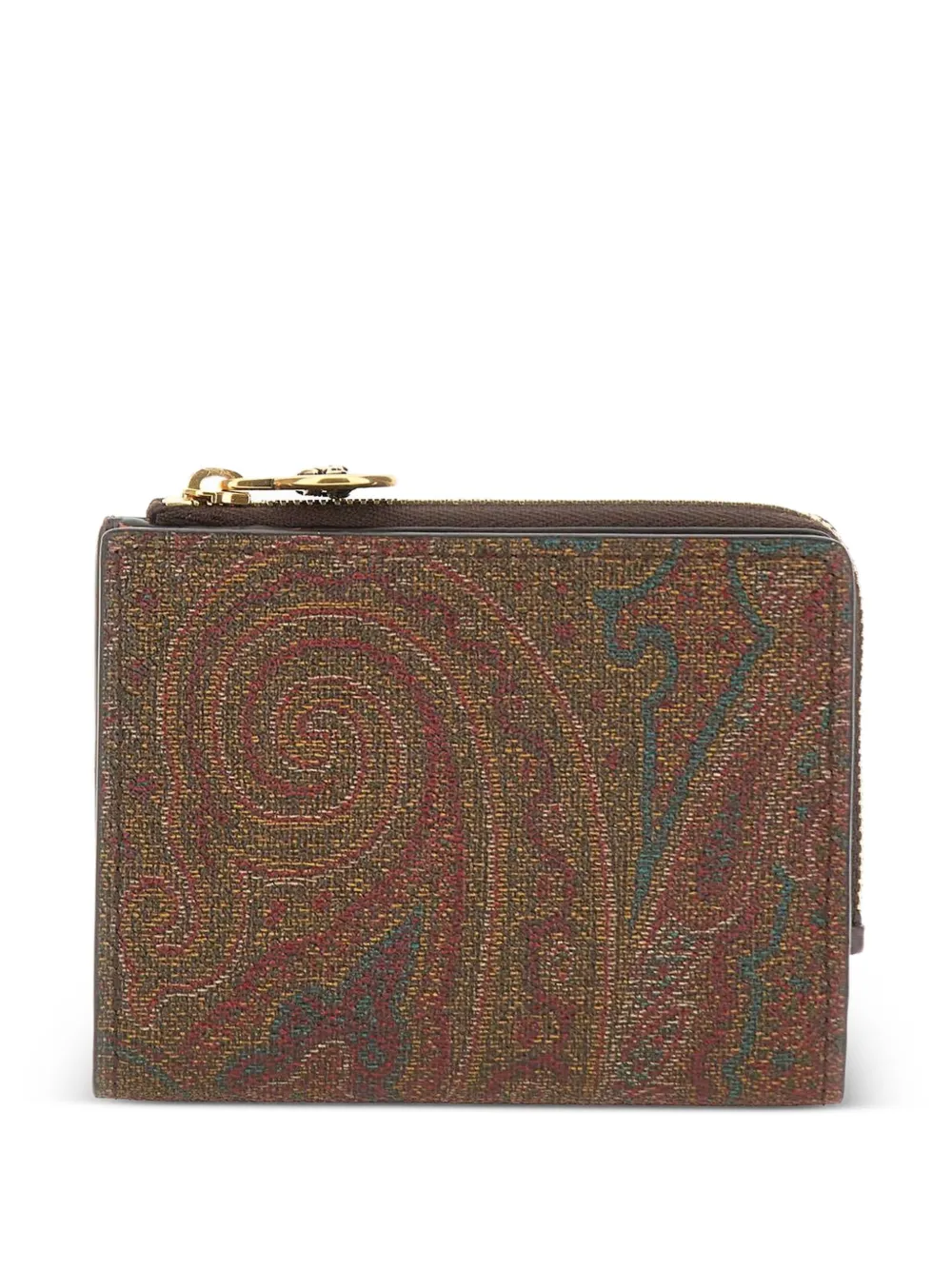 ETRO paisley-print wallet - Marrone