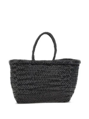 DRAGON DIFFUSION Mini Flat Gora Tote Bag | Black | FARFETCH