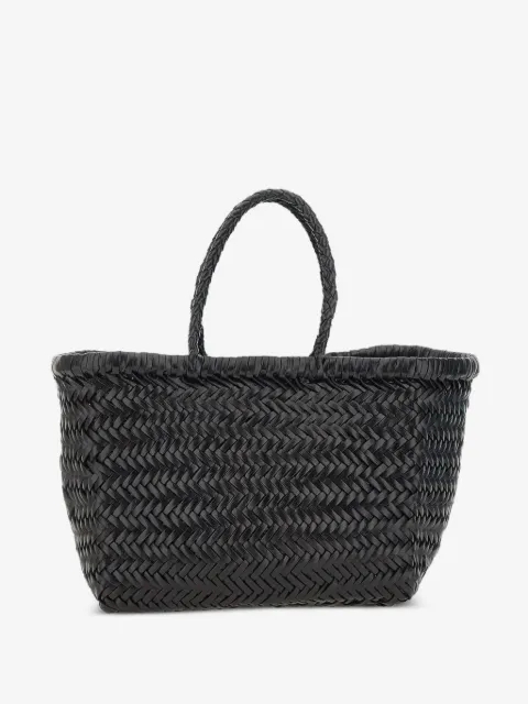 DRAGON DIFFUSION small Triple Jump woven leather tote bag