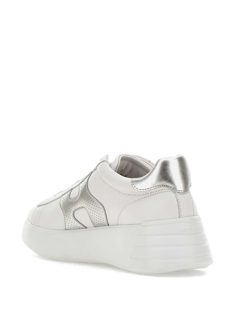 Hogan Rebel sneakers met geperforeerd logo Wit