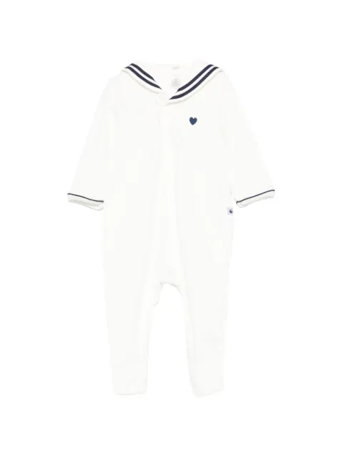 Petit Bateau pijama con detalle de corazón