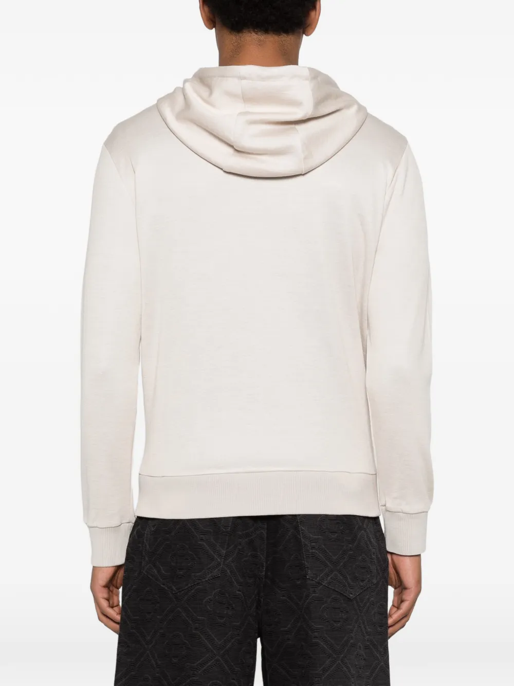 Eleventy Hoodie met rits Beige