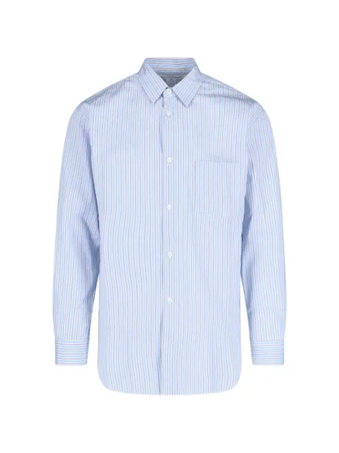 Comme Des Garçons Shirt striped pocket shirt