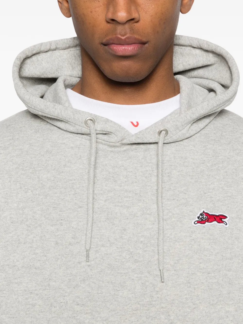 ICECREAM Hoodie met patchdetail Grijs