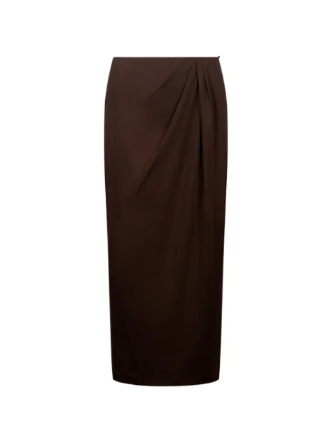 Weekend Max Mara jupe mi-longue drapée