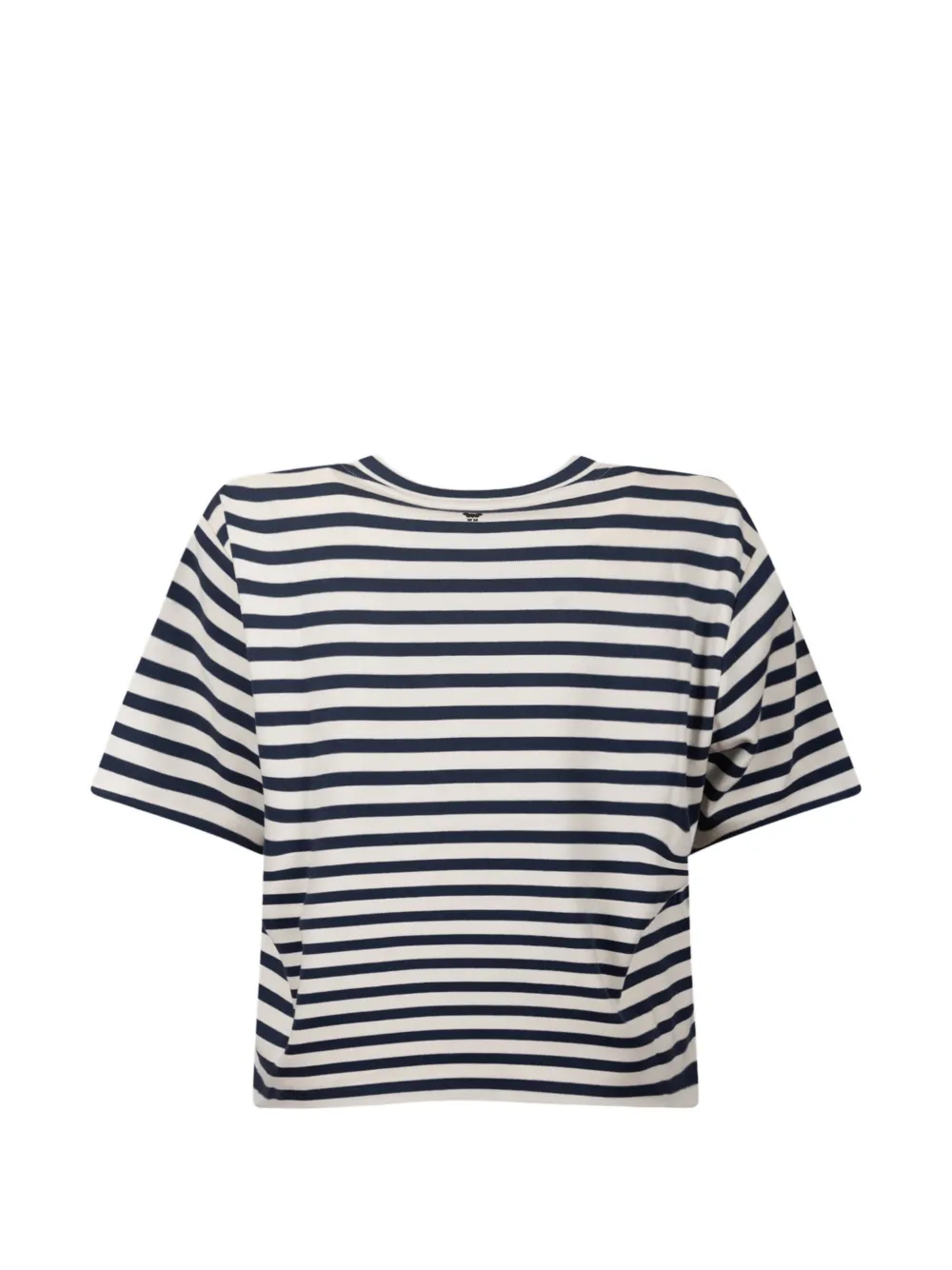  Weekend Max Mara Striped Short-sleeve Shirt - Neutrals 
