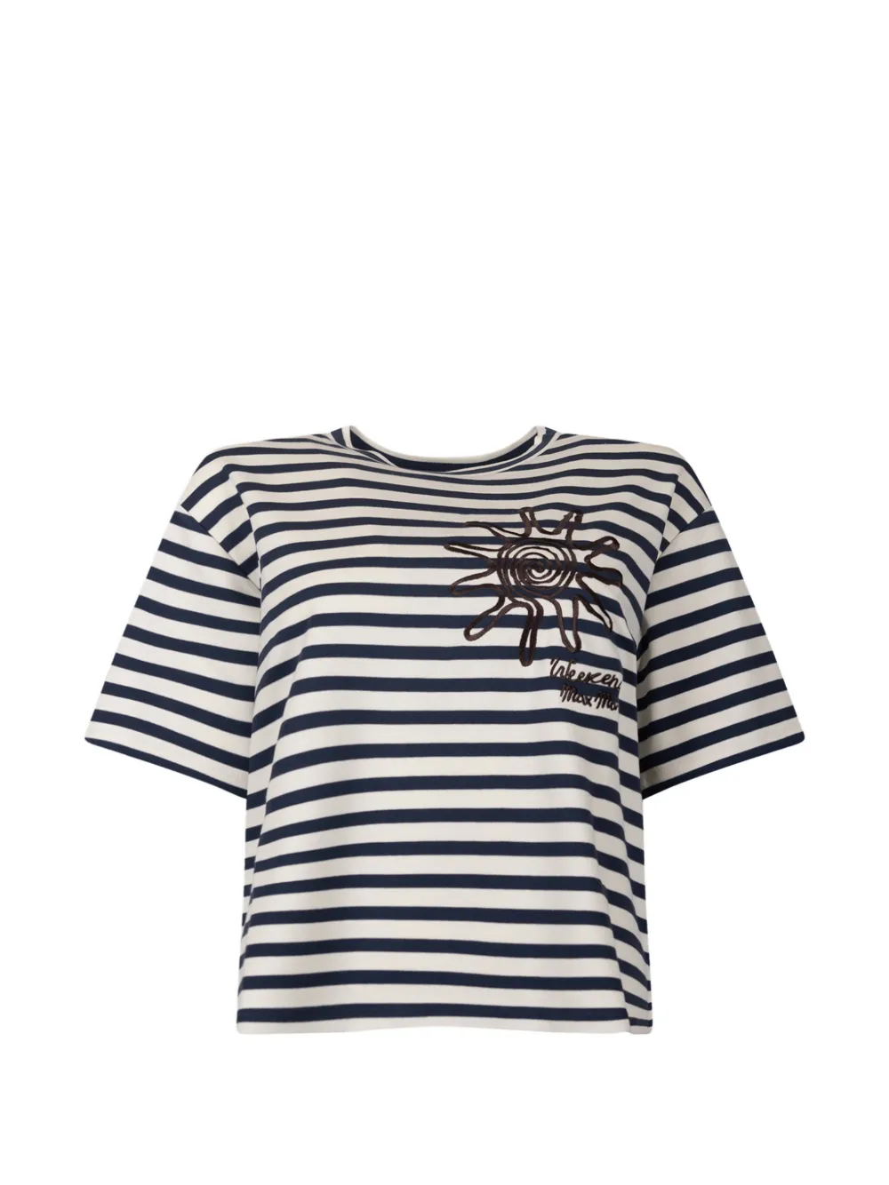Weekend Max Mara striped short-sleeve shirt - Toni neutri