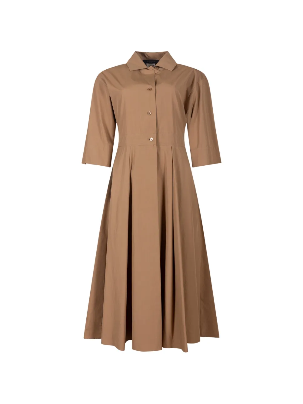 Weekend Max Mara midi cotton-poplin shirt dress - Toni neutri